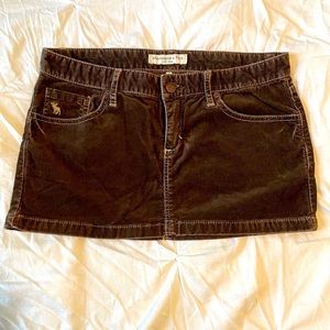 A&F Chord Mini Skirt